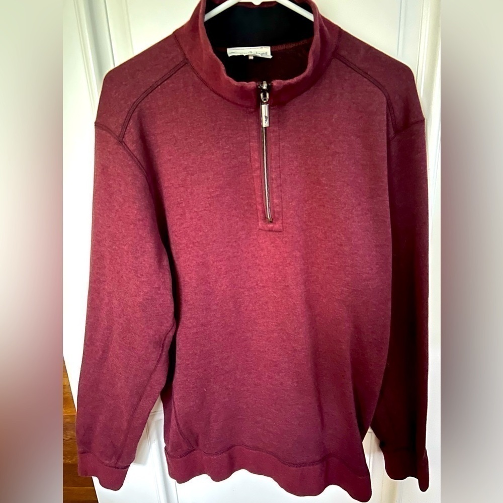 Tommy Bahama 1/4 Zip Reversible Sweater